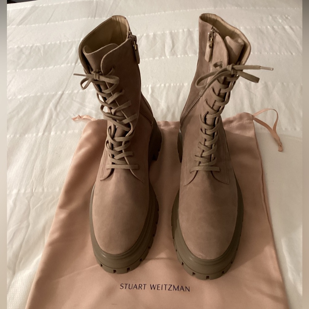 Bedford Sleek Lace-Up Bootie Cashmere Tonal - image 2